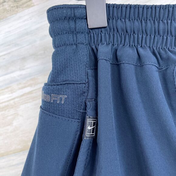 Nike Fit Dry Basketball Shorts Blue Activewear Gym Workout Training Mens Large - Picture 5 of 6